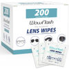 Picture of 200 Count Lens Wipes for Eyeglasses, Eyeglass Lens Cleaning Wipes Pre-moistened Individually Wrapped Sracth-Free Streak-Free Eye Glasses Cleaner Wipes for Sunglass, Camera Lens, Goggles