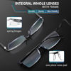 Picture of 6 pack Executive Style Reading Glasses Men - Durable Readers with 99% Blue Light Blocking - Comfortable Fit with TR90 Frames