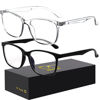 Picture of Oilway Blue-Light Blocking Glasses Computer Reading/Gaming/TV/Phones Glasses Fashion Anti Eyestrain UV Glasses for Women Men