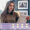 Picture of Gaoye Reading Glasses for Women, 6 pack Fashion Readers for Women Men Spring Hinge Eye Glasses, Blue Light Reading Glasses Anti Eyestrain