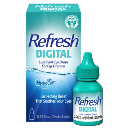 Picture of Refresh Digital Lubricant Eye Drops, 0.33 Fl Oz (Pack of 1)