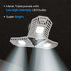 Picture of Bell+Howell TRIBURST Aluminum LED Socket Ceiling Lights 60W 4000 LM 6500 K - LED Shop Lights with 3 Deformable Panels, Ultra Bright Ceiling Light for Indoor, Bedroom, Living Room, Garage E26 / E27