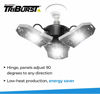 Picture of Bell+Howell TRIBURST Aluminum LED Socket Ceiling Lights 60W 4000 LM 6500 K - LED Shop Lights with 3 Deformable Panels, Ultra Bright Ceiling Light for Indoor, Bedroom, Living Room, Garage E26 / E27