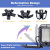 Picture of suyncyi 2 Pack LED Garage Light, 150W Ultra Bright Shop Light with 5 Adjustable Panels,15000LM 6500K E26/E27 Deformable Ceiling Lights for Garage, Workshop