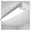 Picture of Airand Ceiling Lights LED Plug in 2ft Flushmount LED Tube Light 5000K Linkable Garage Light Fixture 18W Wraparound Ceiling Lamp Utility Shop Light Corded Under Cabinet Light with ON/Off Switch