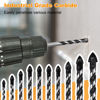 Picture of Professional Masonry Drill Bit Set (10PCS) for Glass/Brick/Plastic/Cement/Wood/Tile/Etc, Industrial Strength Carbide Drill Bit Tip, 1/8"-1/2" by TITGGI