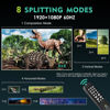 Picture of Spolehli Video Wall Controllers 2X2 Video Wall Processor 2X1 3X1 4X1 1X2 1X3 1X4, 1080p, HDMI 1.4 Multi-Screen Splicing Display Controller with Remote Control for 4 TV Splicing (4-Channel)