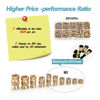 Picture of Kadrick 420Pcs M3 M4 M5 Threaded Inserts Assortment Kit for 3D Printing Components, Metric Brass Knurled Nuts, Insert by Heat into Plastic Parts