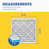 Picture of Aerostar 20x20x1 MERV 8 Pleated Air Filter, AC Furnace Air Filter,(Actual Size: 19 3/4" x 19 3/4" x 3/4"), 6 Count ( Pack of 1)