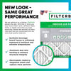 Picture of Filterbuy 20x20x1 Air Filter MERV 8 Dust Defense (6-Pack), Pleated HVAC AC Furnace Air Filters Replacement (Actual Size: 19.50 x 19.50 x 0.75 Inches)