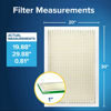 Picture of Filtrete 20x30x1 AC Furnace Air Filter, MERV 8, MPR 700, Tough on Pollen, Easy on Airflow, 3-Month Pleated 1-Inch Electrostatic Air Cleaning Filter, 4-Pack (Actual Size 19.880 x 29.880 x 0.8125 in )