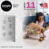 Picture of Simply 16x25x1 Air Filter, Merv 11, MPR 1000, 6 Pack, Furnace Air Filter for HVAC (Actual Size: 15.75"x24.75"x0.75") DUST, Pet, & Allergy Control