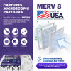 Picture of BNX TruFilter 16x20x1 Air Filter MERV 8 (6-Pack) - MADE IN USA - Dust & Pet Defense Electrostatic Pleated Air Conditioner HVAC AC Furnace Filters for Dust, Pet, Mold, Pollen MPR 600 - 700 & FPR 5