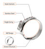 Picture of 50/100/150/200 Pack 1/2" PEX Cinch Clamps, Stainless Steel Single Ear Hose Clamps (1/2", 50 Pack)