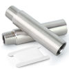Picture of TAISHER 2PCS Stainless Steel Pipe Fittings, 1/4" NPT Male x 1/4" NPT Female Threaded, 4" Length Nipple Cast Pipe