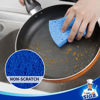 Picture of MR.SIGA Non-Scratch Cellulose Scrub Sponge, Dual-Sided Dishwashing Sponge for Kitchen, 12 Pack