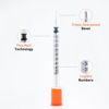 Picture of U-100 0.5ml 30 Gauge 5/16" Syringe, Individually Packed 20 PACK