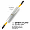 Picture of Modern Innovations 15 Inch Clear Stretch Wrap Roll with Handles (1 Roll-1000 Feet) Heavy Duty Shrink Wrap for Moving, Packing Supplies for Wrapping Furniture, Industrial Plastic Pallet Cling