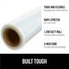 Picture of Gorilla Grip 500% Stretch Film Heavy Duty Plastic, 1200ft Shrink Wrap Roll 17" Puncture Resistant, Industrial Strength for Shipping, Pallet Storing, Moving, Packing Furniture Protection 1 Pack Clear