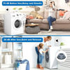 Picture of Dadop 4Pcs Anti Vibration Pads for Washing Machine and Dryer Shock and Noise Cancelling Washing Machine Support Prevent Moving Shaking Walking Universal Size