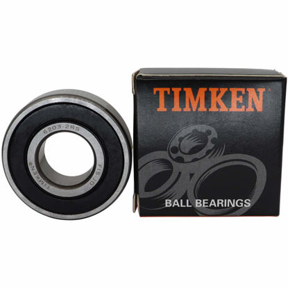 Picture of 2PACK TIMKEN 6203-2RS Deep Groove Ball Bearing 17x40x12mm