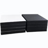Picture of 8 Pcs Black Adhesive Foam Padding, Closed Cell Foam Sheet 1/2" Thick 4 Inch X 4 Inch, Neoprene Rubber Pad Self Stick Anti-Slip Adhesive Anti Vibration Foam Pad (4inX 4inX 1/2in, 8)