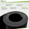 Picture of Rubber Sheet Warehouse .125" (1/8") Thick x 12" Wide x 12" inch -Neoprene Rubber Sheet Commercial Grade 65A, Smooth Finish, Solid Rubber, Perfect for Weather Stripping, Gasket, Costume & DIY Projects
