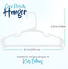Picture of Utopia Home 60 Pack Kids Hangers - 11.5 Inch Plastic Baby Hangers for Closet - Childrens Hangers for Clothes & Infant Hangers for Closet (White)
