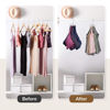 Picture of ZEDODIER Tank Top Hanger, 2 Pack Rotatable Bra Organzier for Closet, Max 48 Storage Capacity Sport Bra Holder, Metal Space Saving Closet Organizers and Storage, Silver
