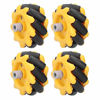 Picture of Mecanum Wheel, 48mm Omni-Directional Wheel Smart Robot Car Accessories DIY Toy Components (2 Pairs)