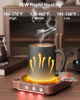 Picture of House Gem Mug Warmer - 36W Coffee Mug Warmer for Desk with Temperature Display, 2-12Hrs Auto Shut Off, Smart Candle Warmer - Ideal Coffee Gifts Accessories Keep Beverages Coffee Warmer (Wood) (Wood)