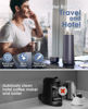 Picture of Travel Kettle, Dual Voltage Portable Electric Kettle 110V-220V-240V Smart Small Water Boiler for Tea & Coffee, 316 Stainless Steel, 6 Temperature Control and LCD Display, for Global Use (370ML)