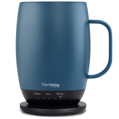 Picture of Nextmug Plus - Temperature-Controlled, Self-Heating Coffee Mug (Slate Blue - 18 oz.)
