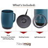 Picture of Nextmug Plus - Temperature-Controlled, Self-Heating Coffee Mug (Slate Blue - 18 oz.)