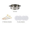 Picture of 16PCS Pots and Pans Set Non Stick Cookware Set Nonstick with Cooking Set (white, 16pieces)