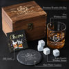 Picture of Retirement Gifts for Men Whiskey Glass Set - The Legend Has Retired 2025 - Retirement Party Decorations, Supplies - Gifts Ideas for Him, Dad, Husband, Friends - Wood Box & Whiskey Stones & Coaster