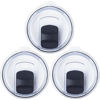 Picture of 3 Pack 20 oz Tumbler Lid, Magnetic Slider Replacement Lids for YETI 20 oz Tumbler, 10/24 oz Mug and 10 oz Lowball, Spill Proof Cup Lids Covers Compatible for Ozark Trail, Old Style Rtic, BPA Free