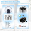 Picture of 3 Pack 20 oz Tumbler Lid, Magnetic Slider Replacement Lids for YETI 20 oz Tumbler, 10/24 oz Mug and 10 oz Lowball, Spill Proof Cup Lids Covers Compatible for Ozark Trail, Old Style Rtic, BPA Free
