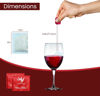 Picture of 12 Pack Wine Sulfite Filters, the Wand Wine Purifier To Remove Sulfite And Histamine, Eliminate Headaches, Valentine's Day Party Wine Lover Accessories Gifts for Men Women