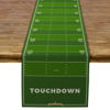 Picture of Pudodo Football Field Table Runner Touchdown Game Day Tablecloth Football Theme Birthday Party Kitchen Dining Home Decoration (13" x 72")