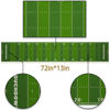 Picture of Pudodo Football Field Table Runner Touchdown Game Day Tablecloth Football Theme Birthday Party Kitchen Dining Home Decoration (13" x 72")