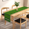 Picture of Pudodo Football Field Table Runner Touchdown Game Day Tablecloth Football Theme Birthday Party Kitchen Dining Home Decoration (13" x 72")