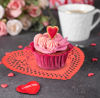 Picture of Gift Boutique 150 Count Heart Doilies 6" Red Pink and White Paper Lace Doilies for Valentine Day Decorations Crafts