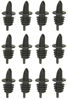 Picture of Tablecraft Free Flow Pourers, 2.5 x 1.25 Inch, 12 Count, Black