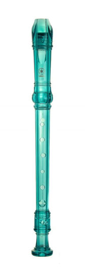 Picture of Yamaha 20-Series 3-Piece C-Soprano Recorder (Blue)