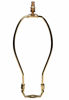 Picture of Creative Hobbies® 8 Inch Lamp Harp Kit - Gold Finish | Regular Weight Harp, Premium Finial, and Harp Base Set for Table and Floor Lamps