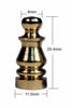 Picture of Creative Hobbies® 8 Inch Lamp Harp Kit - Gold Finish | Regular Weight Harp, Premium Finial, and Harp Base Set for Table and Floor Lamps