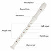 Picture of Soprano Recorder Descant Flauta Recorder 8 Hole ABS Clarinet German Style Treble flute C Key for Kids Children With Fingering Chart Instructions with Cleaning Rod Bag 3 pack