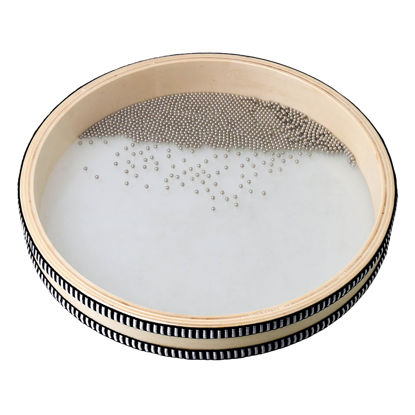 Picture of Bstinay Natural Color 10" Wave Bead Ocean Drum Musical Instrument Percussion