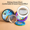 Picture of Bstinay Natural Color 10" Wave Bead Ocean Drum Musical Instrument Percussion